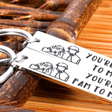 Load image into Gallery viewer, Valentines Gifts The Office TV Show Merchandise Keychain for Him Her Jim to My Pam Key Chains Set for Couple Husband Wife Women Men Engagement Boyfriend Girlfriend Wedding Anniversary Friendship