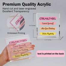 Load image into Gallery viewer, Stocking Stuffers for Teens Inspirational Gifts for Women Office Decor Encouragement Gifts for Daughter Son Coworker Friends Christmas Presents Sister Gifts Birthday Cheer Up Gifts Acrylic Home Decor