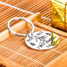 Load image into Gallery viewer, Uncle and Niece Keychain Graduation Gifts Inspirational Niece Gifts from Uncle Keychain for Women Men Valentines Birthday Thanksgiving Appreciation Fathers Day Christmas New Year Best Friend for Life