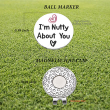 Load image into Gallery viewer, Stocking Stuffers for Women Men Boyfriend Gifts Christmas Gifts for Girlfriend Golf Ball Marker Anniversary Birthday Gifts Golf Accessories Golf Gifts for Golf Lovers Magnetic Hat Clips for Golfers
