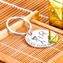 Load image into Gallery viewer, I’ve Got Your Back Stick Figures Keychain for Her Him Funny Friend Valentine&#39;s Day Keychain Gifts for Best Friends BFF Coworker Daughter Son Sisters Brothers Friendship Graduation Birthday Christmas