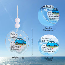 Load image into Gallery viewer, Gifts for Men Stocking Stuffers for Teens Christmas Gifts for Boyfriend Husband Anniversary Valentines Day Gifts New Driver Gifts Drive Safe Funny Gifts for Teen Boys Acrylic Car Mirror Hanging Charm