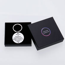 Load image into Gallery viewer, Mother Daughter Keychain Inspirational Birthday Graduation Gift for Daughter from Mom Mommy Valentine Christmas Mothers Day Gifts for Women Girls Bride Mom Wedding Gifts from Step Daughter Jewelry