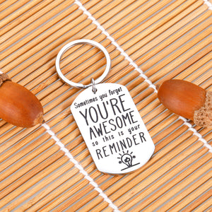 Inspirational Best Friend Birthday Gifts Keychain for Women Men BFF Teens Girls Students Daughter Son College Graduation Encouragement Gifts from Dad Mom Coworker Boss Christmas Thank You Gifts