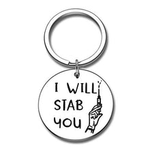 Load image into Gallery viewer, Funny Nurse Keychain Gifts Nurses Week Nurses Day Gifts for Nurse Practitioner Medical Nursing Student Future Nurse Christmas Graduation Keyring Gifts