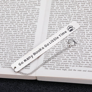 Bookmarks for Women Book Lovers Funny Gifts for Readers Cute Bookmarks for Kids Men College Student Gifts Book Markers Christmas Graduation Birthday Gift Stocking Stuffers for Teen Girls Boys Friend