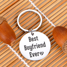 Load image into Gallery viewer, Best Boyfriend Keychain Couple Gifts for Him Men from Girlfriend Wedding Birthday Valentines Day Gift for Husband Hubby from Wife Wifey Christmas Anniversary Funny Gift to My Love Keyring Jewelry