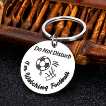 Load image into Gallery viewer, Stock Stuffers for Teens Boys Girls Funny Christmas Gifts Football Accessories Football Stuff Football Gifts Soccer Coach Gifts World Cup Gifts for Football Lovers Football Players Funny Keychain
