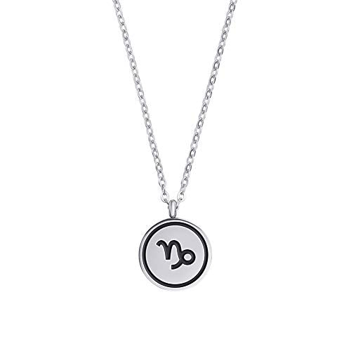 Taurus Zodiac Necklace Star Birth Sign Necklace Gifts Horoscope Necklace Silver Tone 16