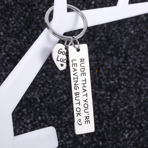 Funny Christmas Gifts for Coworkers Farewell Gifts for Coworkers Going Away Retirement Gift Funny Keychain for Women Men Coworker Leaving Goodbye New Job Promotion Good Luck Gifts for Boss Friends