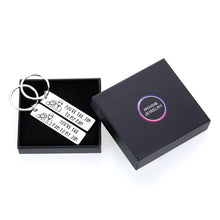 Load image into Gallery viewer, Valentines Gifts The Office TV Show Merchandise Keychain for Him Her Jim to My Pam Key Chains Set for Couple Husband Wife Women Men Engagement Boyfriend Girlfriend Wedding Anniversary Friendship