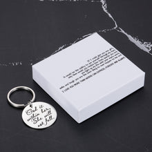 Load image into Gallery viewer, If I could give you one gift, it would be the ability to see yourself through my eyes, only then would you realize how truly special you are Graduation Gifts Bible Verse Daughter Keychain for Women