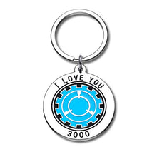 Load image into Gallery viewer, I Love You 3000 Keychain Anniversary Birthday Thanksgiving Inspire Gift for Son Daughter Mom Papa Valentine Day for Girlfriend Boyfriend Jewelry for Her Him