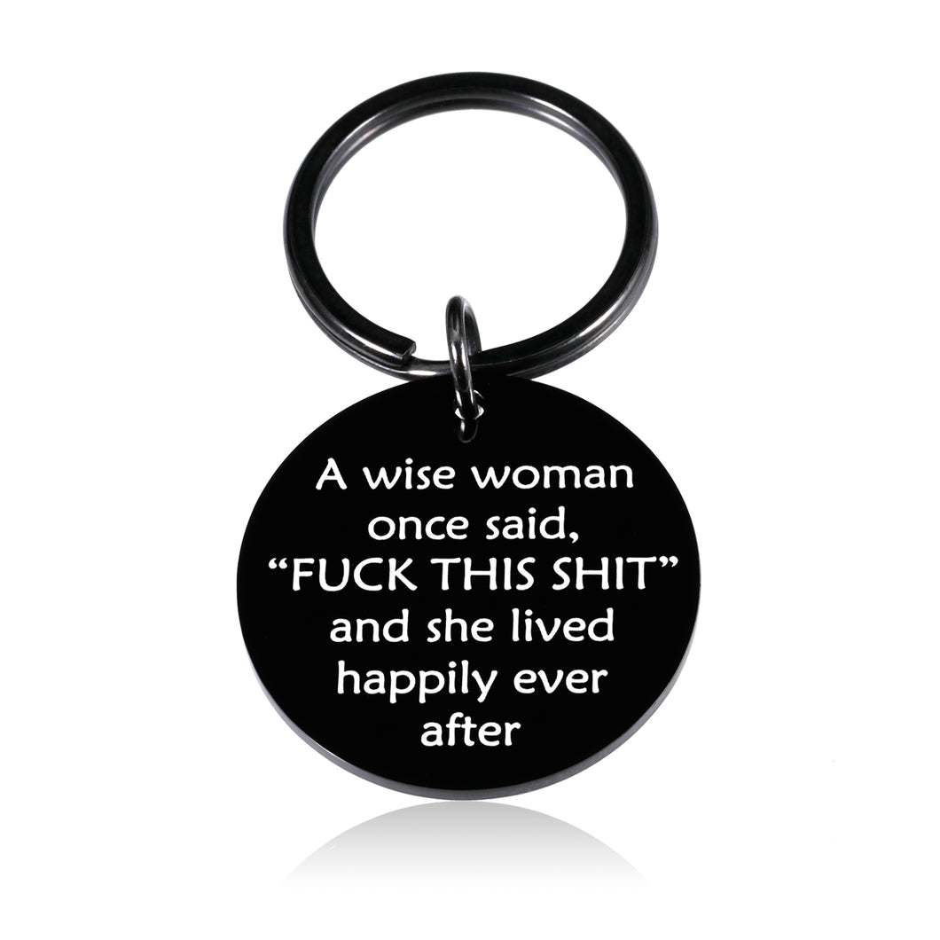 Inspirational Gifts for Women Funny Keychain Christmas Presents Birthday Anniversary Novelty Gifts for Friends Girls Sisters Mom Graduation Farewell Retirement Divorce Gifts for Coworker Grandma Nurse