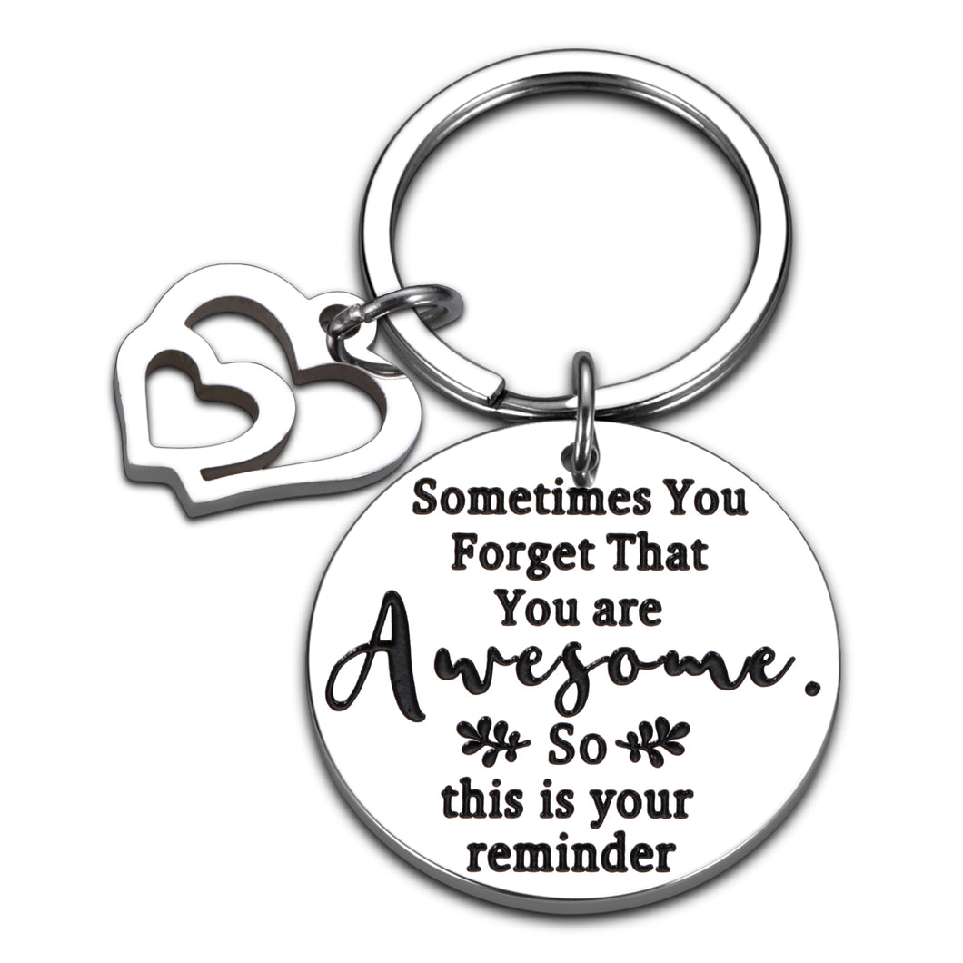 Inspirational Birthday Gift for Women Men Funny Keychain for Friend BFF Her Him Thank You Appreciation Gift for Coworker Boss Teacher Graduation to Daughter Son from Mom Dad Thanksgiving Christmas