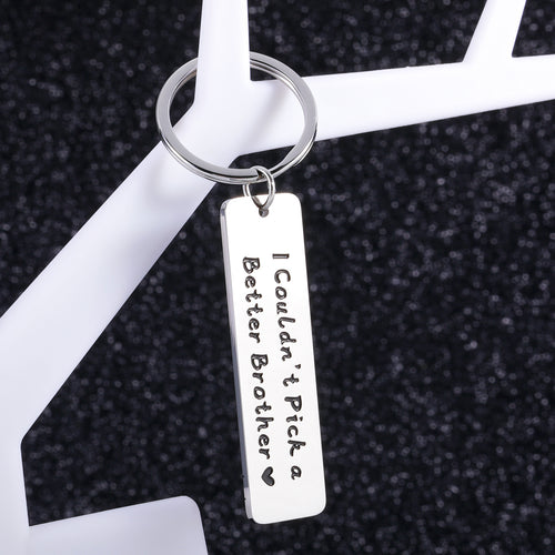 Gifts for Brother Big Brother Gift Christmas Birthday Brother Gifts from Sister Halloween Anniversary Graduation Gifts for Step Brother Stocking Stuffers for Men Cute Keychain for Brother in Law