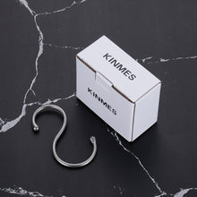 Load image into Gallery viewer, KINMES Heavy Duty S Hooks Pan Pot Holder Rack Hooks Hanging Hangers S Shaped Hooks for Kitchenware Pots