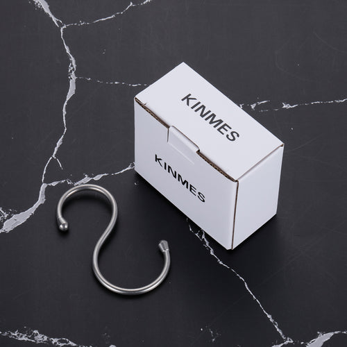 KINMES Heavy Duty S Hooks Pan Pot Holder Rack Hooks Hanging Hangers S Shaped Hooks for Kitchenware Pots