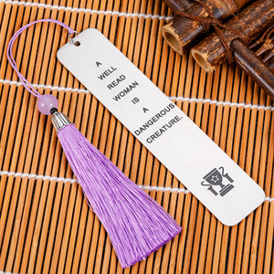 Bookmarks for Women Book Lovers Christmas Gift Book Mark for Female Friends Her Inspirational Bookmark for Boss Lady Coworker Teachers Birthday Gift for Bookreaders Bookworms Stocking Stuffers