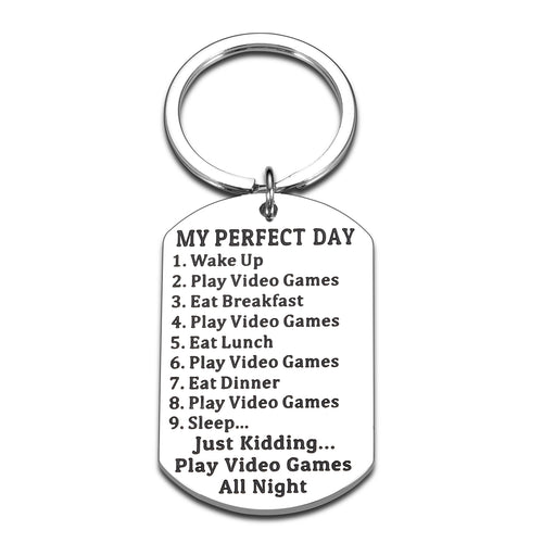 Teen Boys Gift Ideas Funny Gifts for Gamers Valentines Day Gifts for Kids Gifts for Boys Girls Keychain for Boyfriend Big Brothers Gifts Fun Gamer Gifts for Men Women Christmas Birthday Gaming Gifts