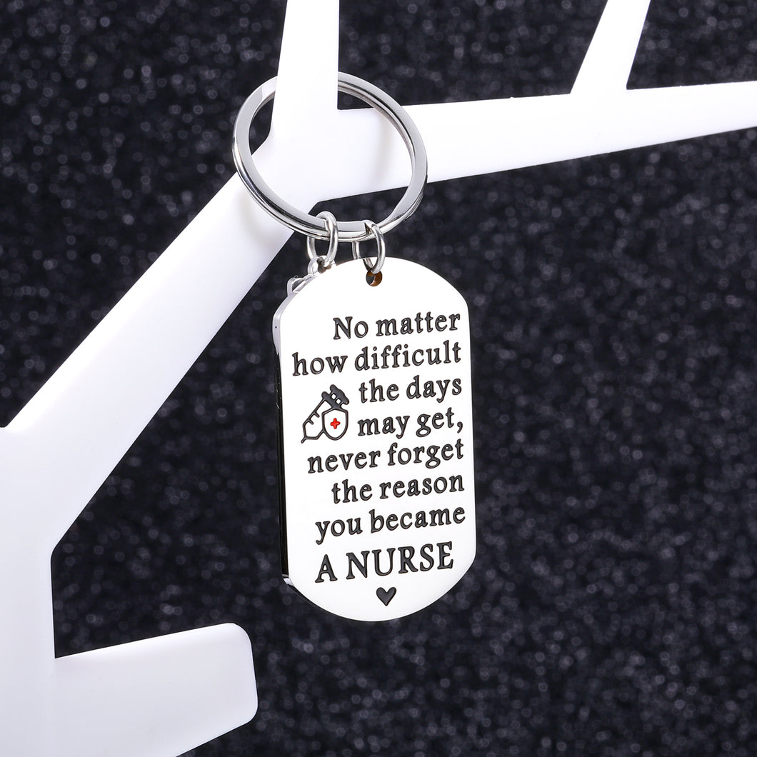 Nurse Gifts Nurse Inspirational Graduation Week Day Gifts Stocking Stuffers for Nursing Students New Nurse Birthday Christmas Gifts Nurse Appreciation Gifts for Women Practitioner RN Nurse Keychains