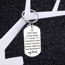 Load image into Gallery viewer, Thank You Gifts for Women Men Coworker Employee Appreciation Gifts Christmas Presents for Teachers Football Coach Vet Tech Gifts Boss Day Birthday Gift for Boss Lady Male Office Gratitude Keychains