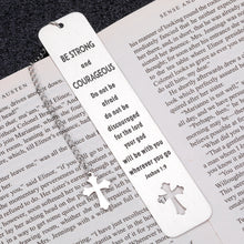 Load image into Gallery viewer, Christian Gifts Bookmarks for Women Inspirational Metal Bookmark for Kids Men Book Lover Birthday Christmas Easter Motivational Cross Bible Bookmark Religious Baptism Gift for Girls Daughter Teens