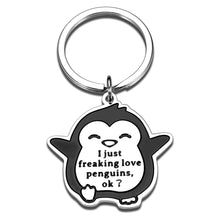 Load image into Gallery viewer, Penguin Gifts Cute Keychain Stocking Stuffer for Women Men Teenage Girls Gifts Ideas for Penguin Lovers Penguin Gifts for Women cool Keychains Birthday Christmas Gifts for Boys Friends Sisters