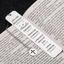 Load image into Gallery viewer, Christian Gifts Religious Bible Bookmarks for Women Book Lovers Birthday Inspirational Gifts Book Markers College Students Gifts Stocking Stuffers for Teen Girls Boys Christmas Bookmarks for Men
