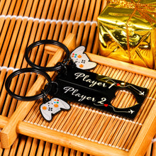 Load image into Gallery viewer, Player 1 Player 2 keychain For Gamer Boyfriend Christmas Valentines Gift Couples Keychain For Him Her Girlfriend Matching Keychains For Couples Funny Husband Keychain For Men