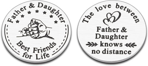 Christmas Gifts for Dad Gifts from Daughter Stocking Stuffers for Dad Pocket Hug Token Father Gifts Presents for New Dad Father to Be Stepdad Husband Birthday Gifts Valentine Day Gifts