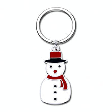 Load image into Gallery viewer, Christmas Gifts Snowman Keychain Chic Fashion Pendant Key Fob Coin Purse Creative Small Gift Stocking Stuffers Jewelry for Child Girl Women
