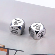 Load image into Gallery viewer, Funny Gifts for Girlfriend Boyfriend Valentines Day Gifts Anniversary Romantic Gifts for Him Her Metal Dice Date Night Gifts for Couples Husband Wife Birthday Naughty Dice for Women Men