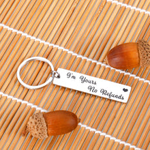 Load image into Gallery viewer, Husband Wife Keychain Valentine Day Birthday I Love You Gifts from Wifey Hubby Christmas Wedding Anniversary Presents for Daughter Son Mom Dad Him Her Girlfriend Boyfriend Couple Key Ring Tag for Women Men