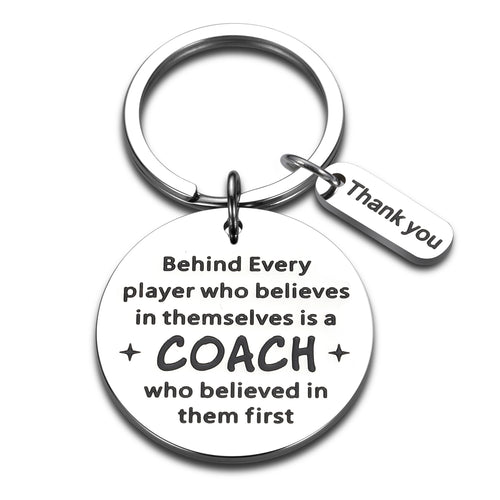 Coach Gifts Soccer Coach Christmas Gifts Stock Stuffers for Football Coach Keychain Birthday Thanksgiving Gifts Volleyball Cheer Coach Gift Teacher Appreciation Gift Basketball Baseball Coach Presents