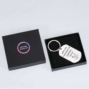 Inspirational Bible Verse Keychain Religious Faith Christian Gifts for Women Men Be Strong and Courageous Pendant with Cross Joshua 1:9 Gifts for Him Her Godson Goddaughter Thanksgiving Silver