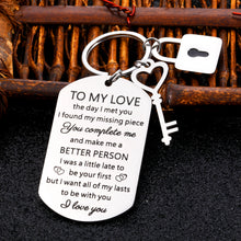 Load image into Gallery viewer, Gifts for Boyfriend Girlfriend Romantic Gifts for Her Him Christmas Anniversary Birthday Gifts for Couple Keychain for Boyfriend Wedding Engagement Gifts for Fiance Husband Valentines Presents