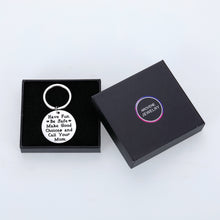 Load image into Gallery viewer, Cute Daughter Son Keychain Birthday Graduation New Driver Gifts for Teen Girl Boy from Mom Christmas Sweet 16 18 Anniversary Teenage Driver Gift from Mother Stepmom to Stepson Stepdaughter keyring