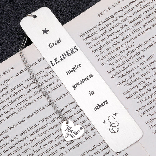 Boss Gifts Christmas Office Gifts Boss Lady Appreciation Gifts Bookmarks for Women Men Thank You Gifts for Employee Coworkers Retirement Boss Day Birthday Leader Mentor Leaving Going Away Gifts