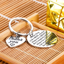 Load image into Gallery viewer, oss Gifts for Christmas Men Women Office Keychain Appreciation Gifts for Supervisor Mentor Leader Birthday Thank You Leaving Going Away Gifts Retirement Coworker Boss Lady Goodbye Presents