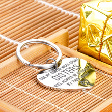 Load image into Gallery viewer, Dad Daughter Keychain Birthday Christmas Fathers Day Gifs from Step Daughter to My New Step Dad Father of the Bride Gifs for Papa New Daddy Wedding Valentines Day Gift for Men Father to Be Keyring