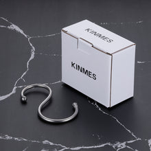 Load image into Gallery viewer, KINMES Heavy Duty S Hooks Pan Pot Holder Rack Hooks Hanging Hangers S Shaped Hooks for Kitchenware Pots