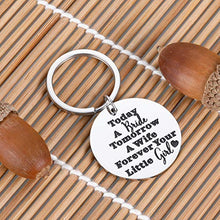 Load image into Gallery viewer, Wedding Gift Keychain Mother of The Bride Gift Keyring Today a Bride, Tomorrow a Wife, Forever Your Little Girl