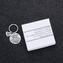 Load image into Gallery viewer, It&#39;s one thing to be a BOSS , Another thing to be a MENTOR Coworker Leaving Away Keychain Gifts for Colleague Boss Goodbye Farewell Gifts