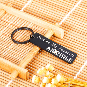 Funny Boyfriend Birthday Gifts Keychain for Him Her Couple Gifts for Boyfriend Husband Hubby Wedding Anniversary Gifts from Girlfriend Wife Bride Christmas Valentine Gifts for Women Men Keyring