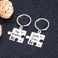 Load image into Gallery viewer, Brother Gifts from Sister Big Brother Gifts Funny Gifts for Brother Sister Cute Keychain Unique Birthday Valentines Day Gift for Sister from Brother Big Brother Little Sister Keychain Set