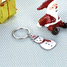 Load image into Gallery viewer, Christmas Gifts Snowman Keychain Chic Fashion Pendant Key Fob Coin Purse Creative Small Gift Stocking Stuffers Jewelry for Child Girl Women