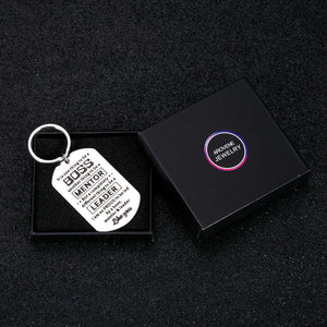 Boss Gifts Boss Lady Gifts for Women Men Stocking Stuffers Thank You Gifts Employee Appreciation Gifts Christmas Gifts for Boss Coworker Farewell Going Away Gifts Birthday Presents Boss Keychain