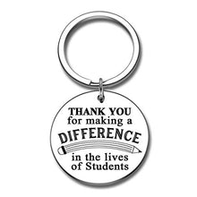 Load image into Gallery viewer, Teacher Appreciation Gifts Teacher Keychain Back to School End of Year Thanksgiving Valentine&#39;s Day Christmas Gifts for Teachers Retirement