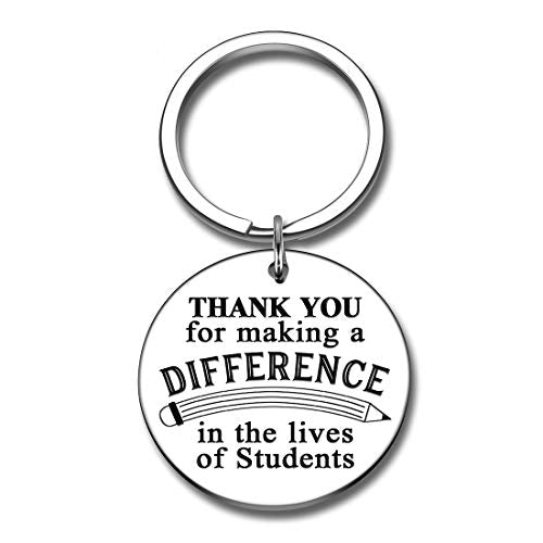 Teacher Appreciation Gifts Teacher Keychain Back to School End of Year Thanksgiving Valentine's Day Christmas Gifts for Teachers Retirement